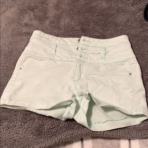 Teal shorts